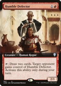 Humble Defector (Extended Art) (667) [Commander Legends]