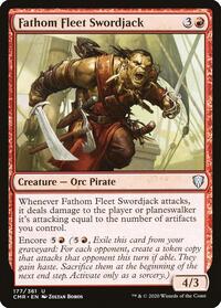 Fathom Fleet Swordjack (177) [Commander Legends]