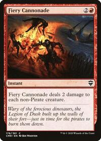 Fiery Cannonade (178) [Commander Legends]