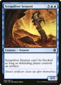 Scrapdiver Serpent (94) [Commander Legends]