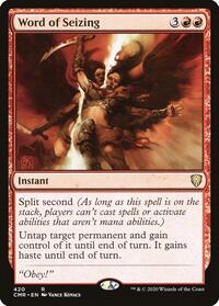 Word of Seizing (420) [Commander Legends]