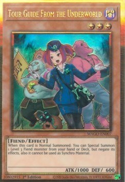 Tour Guide From the Underworld (Alternate Art) (MAGO-EN007) [Maximum Gold]