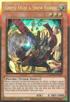 Ghost Ogre & Snow Rabbit (Alternate Art) (MAGO-EN009) [Maximum Gold]