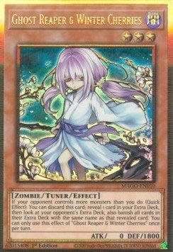 Ghost Reaper & Winter Cherries (Alternate Art) (MAGO-EN010) [Maximum Gold]