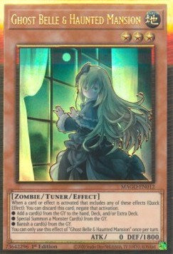 Ghost Belle & Haunted Mansion (Alternate Art) (MAGO-EN012) [Maximum Gold]