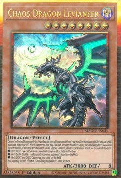 Chaos Dragon Levianeer (Alternate Art) (MAGO-EN017) [Maximum Gold]