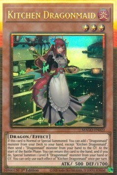Kitchen Dragonmaid (MAGO-EN022) [Maximum Gold]