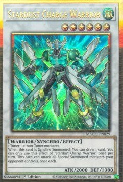 Stardust Charge Warrior (MAGO-EN029) [Maximum Gold]