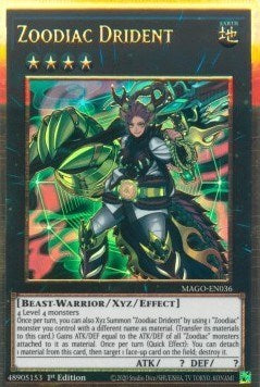 Zoodiac Drident (MAGO-EN036) [Maximum Gold]