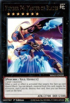 Number 74: Master of Blades (MAGO-EN058) [Maximum Gold]