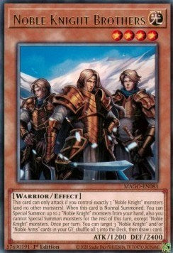 Noble Knight Brothers (MAGO-EN083) [Maximum Gold]