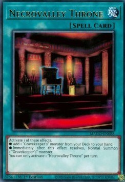 Necrovalley Throne (MAGO-EN088) [Maximum Gold]