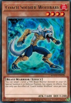 Coach Soldier Wolfbark (MAGO-EN120) [Maximum Gold]