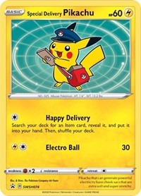 Special Delivery Pikachu - SWSH074 (SWSH074) [SWSH: Sword & Shield Promo Cards]