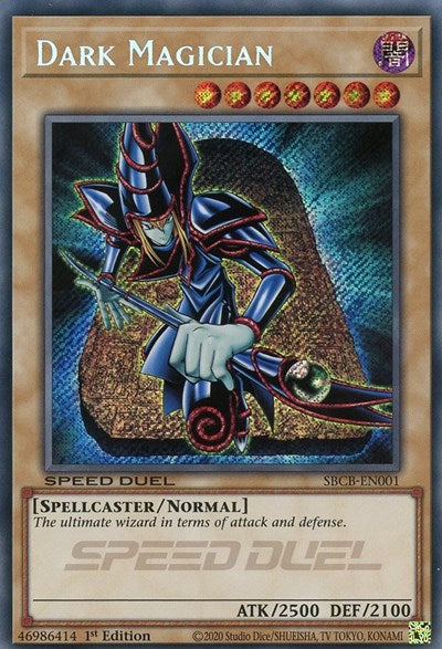 Dark Magician (Secret) (SBCB-EN001) [Speed Duel: Battle City Box]