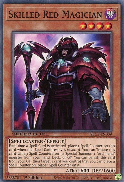 Skilled Red Magician (SBCB-EN009) [Speed Duel: Battle City Box]
