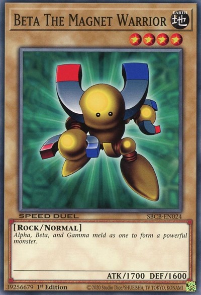 Beta The Magnet Warrior (SBCB-EN024) [Speed Duel: Battle City Box]