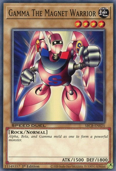 Gamma The Magnet Warrior (SBCB-EN025) [Speed Duel: Battle City Box]