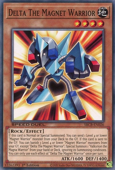Delta The Magnet Warrior (SBCB-EN026) [Speed Duel: Battle City Box]