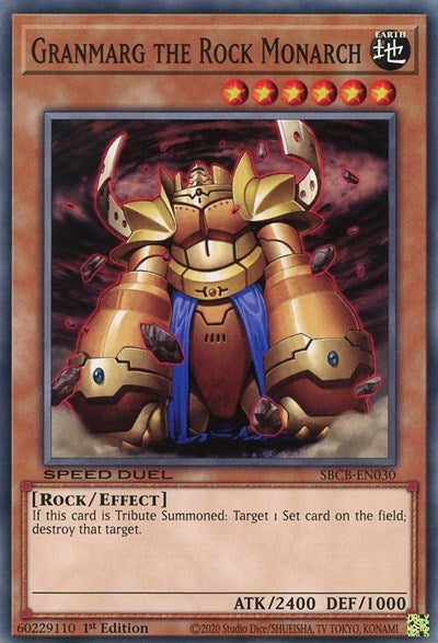 Granmarg the Rock Monarch (SBCB-EN030) [Speed Duel: Battle City Box]