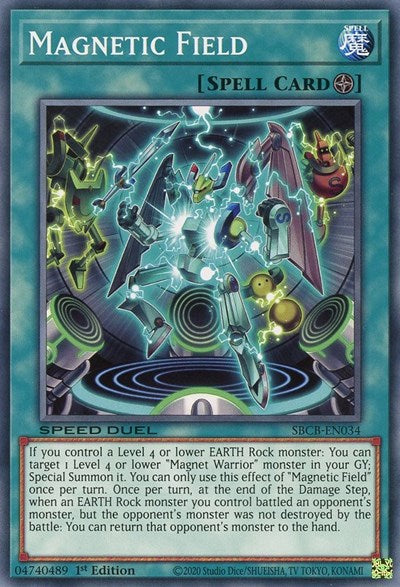 Magnetic Field (SBCB-EN034) [Speed Duel: Battle City Box]