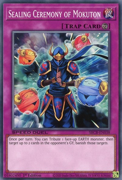 Sealing Ceremony of Mokuton (SBCB-EN038) [Speed Duel: Battle City Box]