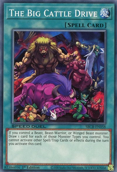 The Big Cattle Drive (SBCB-EN058) [Speed Duel: Battle City Box]
