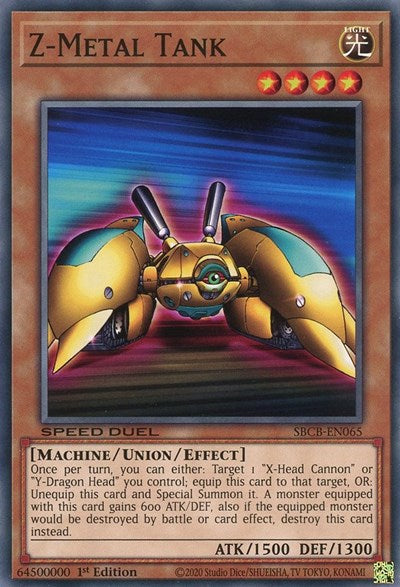 Z-Metal Tank (SBCB-EN065) [Speed Duel: Battle City Box]
