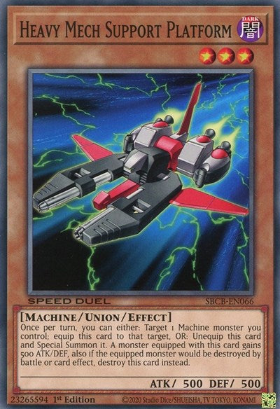 Heavy Mech Support Platform (SBCB-EN066) [Speed Duel: Battle City Box]