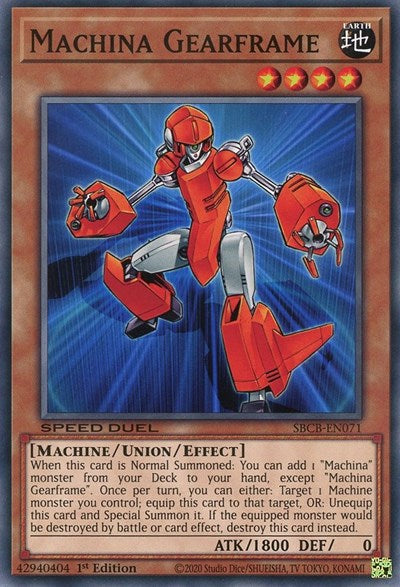 Machina Gearframe (SBCB-EN071) [Speed Duel: Battle City Box]