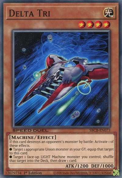 Delta Tri (SBCB-EN073) [Speed Duel: Battle City Box]
