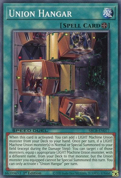 Union Hangar (SBCB-EN077) [Speed Duel: Battle City Box]