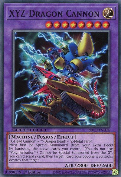 XYZ-Dragon Cannon (SBCB-EN084) [Speed Duel: Battle City Box]