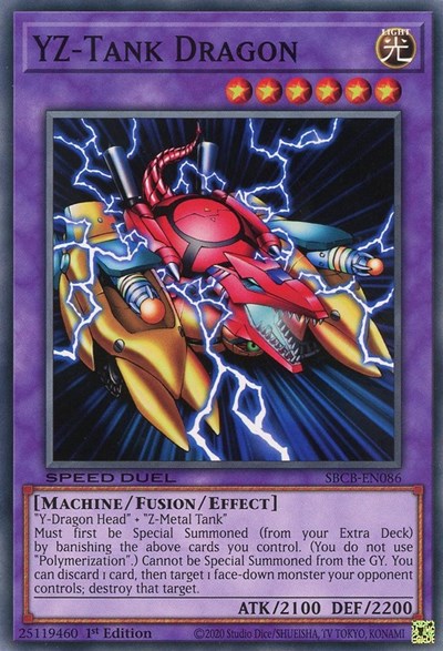 YZ-Tank Dragon (SBCB-EN086) [Speed Duel: Battle City Box]