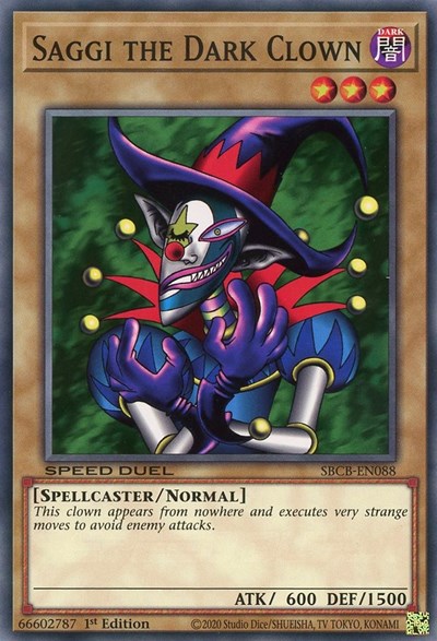 Saggi the Dark Clown (SBCB-EN088) [Speed Duel: Battle City Box]