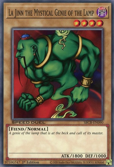 La Jinn the Mystical Genie of the Lamp (SBCB-EN090) [Speed Duel: Battle City Box]
