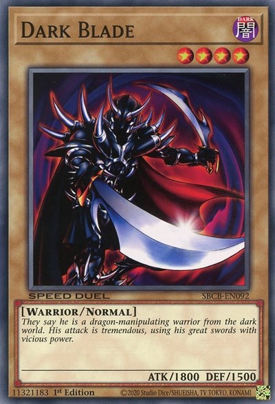 Dark Blade (SBCB-EN092) [Speed Duel: Battle City Box]