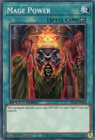 Mage Power (SBCB-EN100) [Speed Duel: Battle City Box]