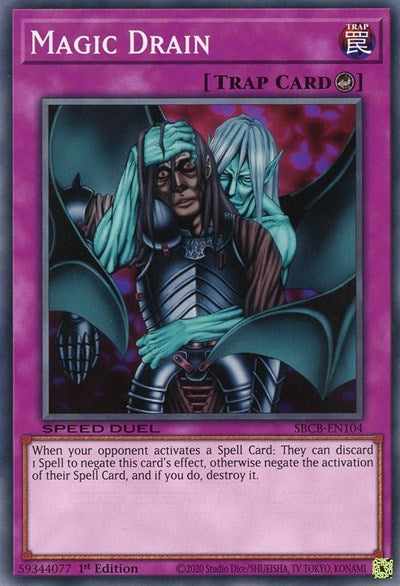Magic Drain (SBCB-EN104) [Speed Duel: Battle City Box]