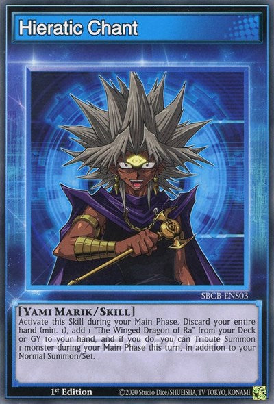 Hieratic Chant (SBCB-ENS03) [Speed Duel: Battle City Box]