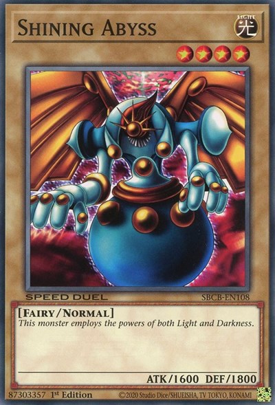 Shining Abyss (SBCB-EN108) [Speed Duel: Battle City Box]