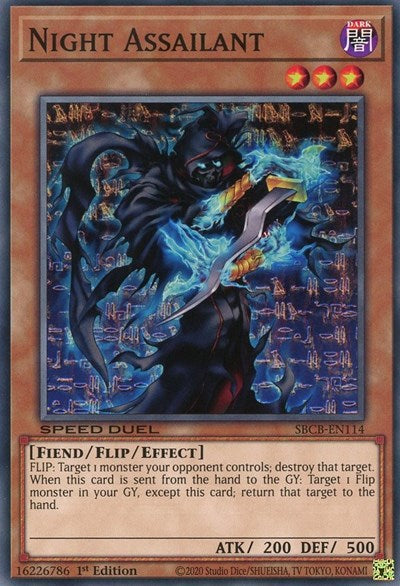 Night Assailant (SBCB-EN114) [Speed Duel: Battle City Box]