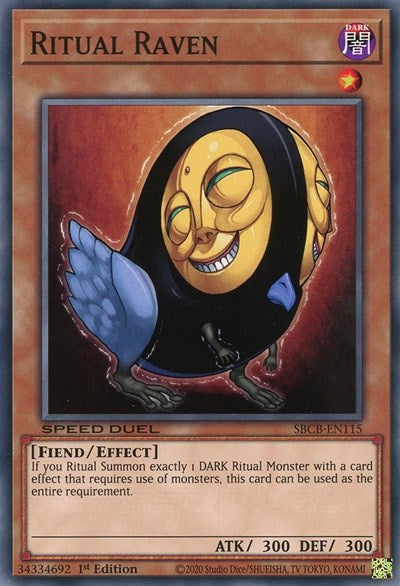 Ritual Raven (SBCB-EN115) [Speed Duel: Battle City Box]