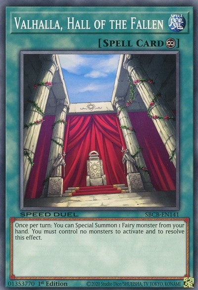 Valhalla, Hall of the Fallen (SBCB-EN141) [Speed Duel: Battle City Box]