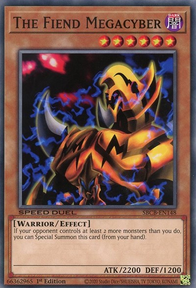 The Fiend Megacyber (SBCB-EN148) [Speed Duel: Battle City Box]