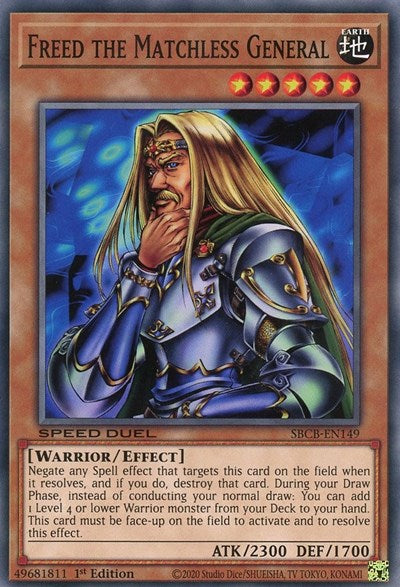 Freed the Matchless General (SBCB-EN149) [Speed Duel: Battle City Box]