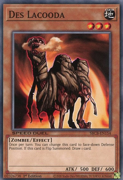 Des Lacooda (SBCB-EN154) [Speed Duel: Battle City Box]
