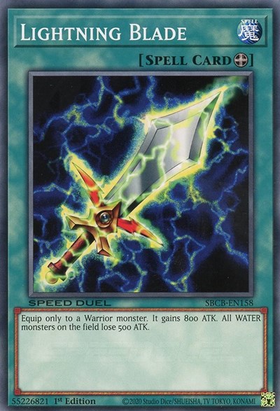Lightning Blade (SBCB-EN158) [Speed Duel: Battle City Box]