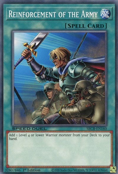 Reinforcement of the Army (SBCB-EN160) [Speed Duel: Battle City Box]