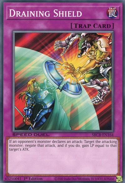 Draining Shield (SBCB-EN164) [Speed Duel: Battle City Box]